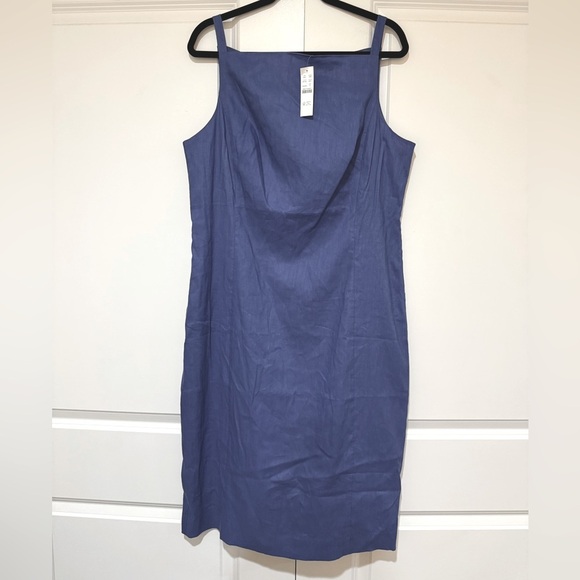NWT J. Crew High Neck Fitted Sheath Dress SZ 16 - Picture 5 of 7